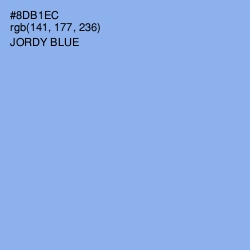 #8DB1EC - Jordy Blue Color Image
